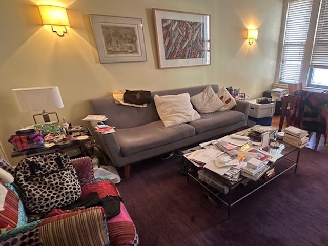 Murray Hill living room before