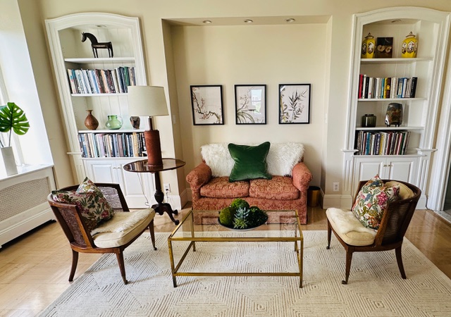 Upper West Side living room after