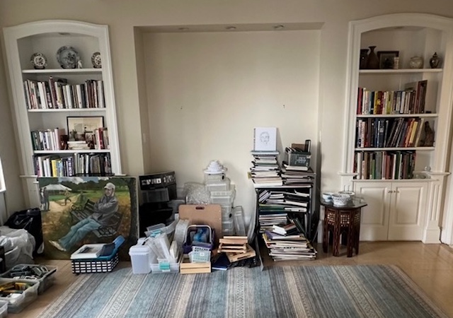 Upper West Side living room before