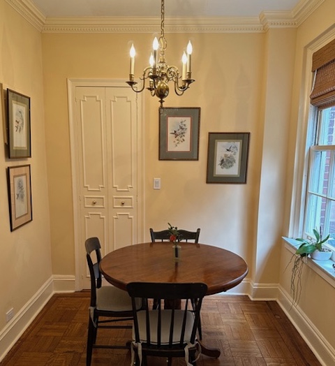 Sutton Place dining room before